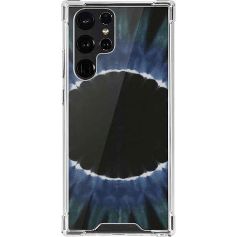 Liquid Blue Tie Dye - Sunflower Galaxy S22 Ultra Clear Case