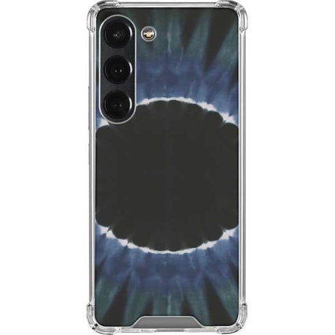 Liquid Blue Tie Dye - Sunflower Galaxy S23 Clear Case