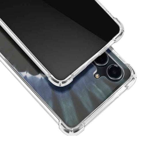 Liquid Blue Tie Dye - Sunflower Galaxy S23 FE Clear Case