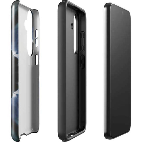 Liquid Blue Tie Dye - Sunflower Galaxy S24 Plus Impact Case