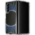 Liquid Blue Tie Dye - Sunflower Galaxy Z Fold4 5G Clear Case