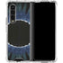 Liquid Blue Tie Dye - Sunflower Galaxy Z Fold4 5G Clear Case