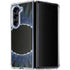 Liquid Blue Tie Dye - Sunflower Galaxy Z Fold5 5G Clear Case