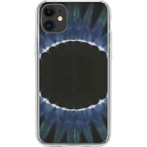 Liquid Blue Tie Dye - Sunflower iPhone 11 Clear Case
