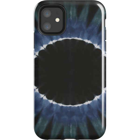 Liquid Blue Tie Dye - Sunflower iPhone 11 Impact Case