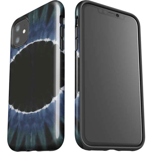 Liquid Blue Tie Dye - Sunflower iPhone 11 Impact Case