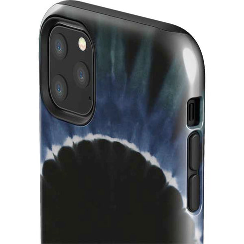 Liquid Blue Tie Dye - Sunflower iPhone 11 Pro Max Impact Case