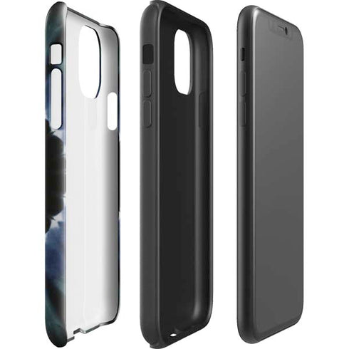Liquid Blue Tie Dye - Sunflower iPhone 11 Pro Max Impact Case