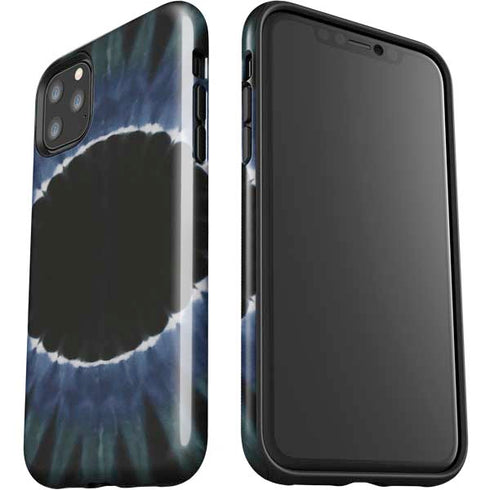 Liquid Blue Tie Dye - Sunflower iPhone 11 Pro Max Impact Case