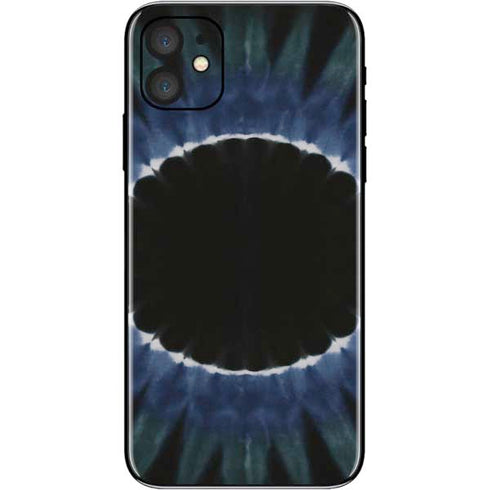 Liquid Blue Tie Dye - Sunflower iPhone 11 Skin