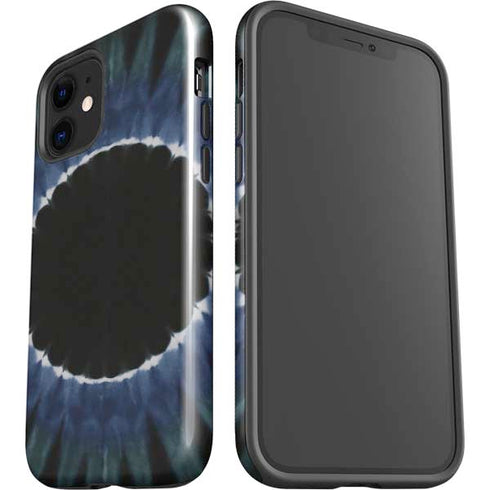 Liquid Blue Tie Dye - Sunflower iPhone 12 Mini Impact Case