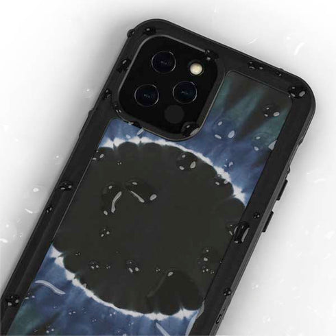 Liquid Blue Tie Dye - Sunflower iPhone 12 Pro Waterproof Case