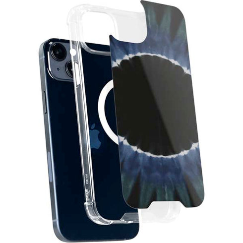 Liquid Blue Tie Dye - Sunflower iPhone 14 Plus MagSafe Case
