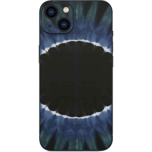 Liquid Blue Tie Dye - Sunflower iPhone 15 Plus Skin