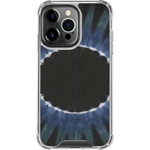 Liquid Blue Tie Dye - Sunflower iPhone 14 Pro Clear Case