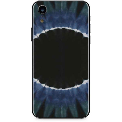 Liquid Blue Tie Dye - Sunflower iPhone XR Skin
