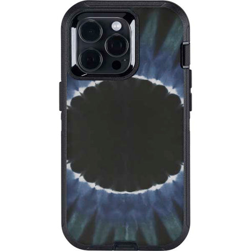 Liquid Blue Tie Dye - Sunflower Otterbox Defender iPhone Skin