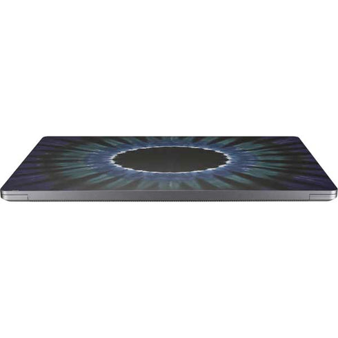Liquid Blue Tie Dye - Sunflower Universal Laptop 13in (10.6 x 7.6in) Skin