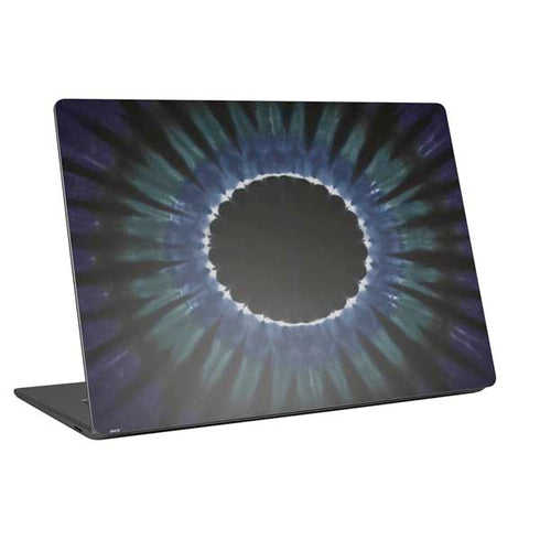 Liquid Blue Tie Dye - Sunflower Universal Laptop 15in (12.2 x 8.8in) Skin