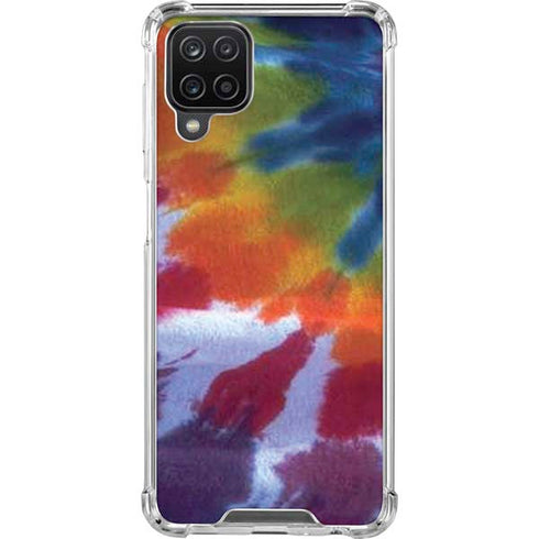 Tie Dye Tie Dye Galaxy A12 Clear Case
