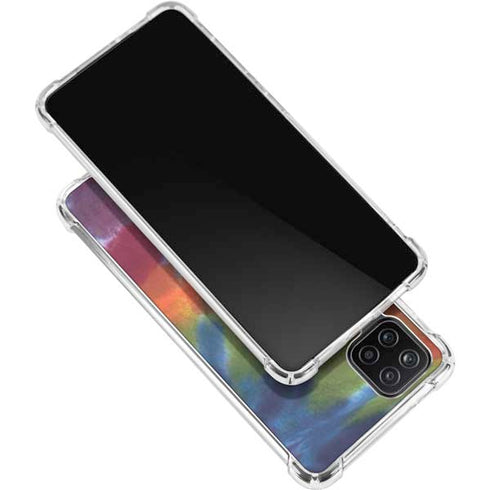 Tie Dye Tie Dye Galaxy A12 Clear Case