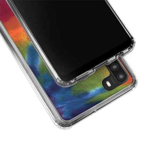 Tie Dye Tie Dye Galaxy A21 Clear Case