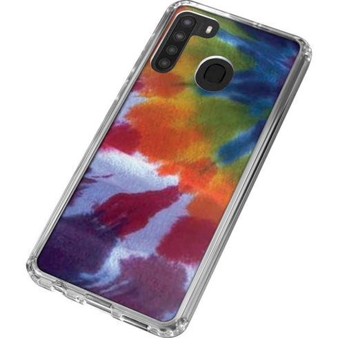 Tie Dye Tie Dye Galaxy A21 Clear Case