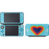 Liquid Blue Tie Dye Heart Nintendo 2DS XL (2017) Skin