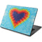 Liquid Blue Tie Dye Heart Dell Chromebook Skin