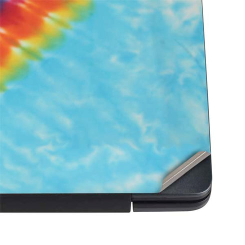 Liquid Blue Tie Dye Heart Dell Vostro Skin