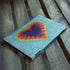 Liquid Blue Tie Dye Heart HP Envy Skin