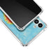 Liquid Blue Tie Dye Heart Galaxy A13 5G Clear Case