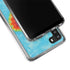 Liquid Blue Tie Dye Heart Galaxy A21 Clear Case