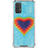 Liquid Blue Tie Dye Heart Galaxy A32 5G Clear Case
