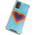 Liquid Blue Tie Dye Heart Galaxy A32 5G Clear Case