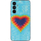 Liquid Blue Tie Dye Heart Galaxy A54 5G Skin