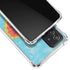Liquid Blue Tie Dye Heart Galaxy A72 5G Clear Case