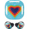 Liquid Blue Tie Dye Heart Galaxy Buds Pro Skin