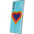 Liquid Blue Tie Dye Heart Galaxy Note 10 Skin