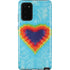 Liquid Blue Tie Dye Heart Galaxy Note20 5G Pro Case