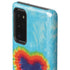 Liquid Blue Tie Dye Heart Galaxy Note20 5G Pro Case
