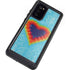 Liquid Blue Tie Dye Heart Galaxy Note20 5G Waterproof Case