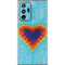 Liquid Blue Tie Dye Heart Galaxy Note20 Ultra 5G Skin