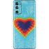 Liquid Blue Tie Dye Heart Galaxy S20 Fan Edition Skin