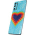 Liquid Blue Tie Dye Heart Galaxy S20 Fan Edition Skin