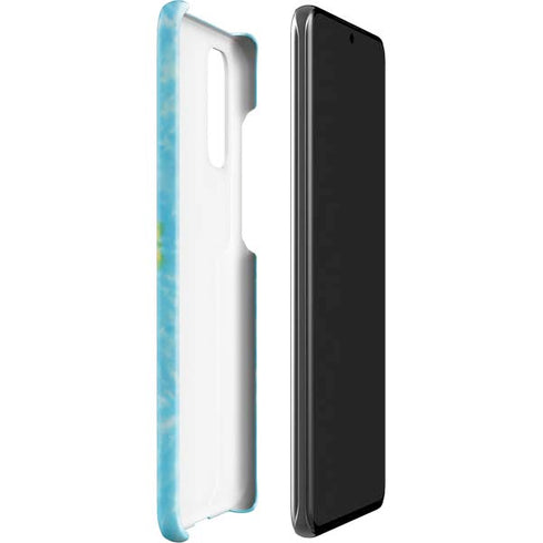 Liquid Blue Tie Dye Heart Galaxy S20 Lite Case
