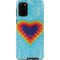 Liquid Blue Tie Dye Heart Galaxy S20 Plus Pro Case