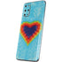 Liquid Blue Tie Dye Heart Galaxy S20 Plus Skin
