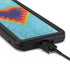 Liquid Blue Tie Dye Heart Galaxy S20 Plus Waterproof Case