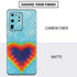 Liquid Blue Tie Dye Heart Galaxy S20 Ultra 5G Skin